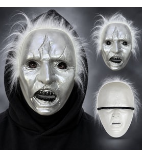 Beyaz Saçlı Michael Myers Plastik Karakter Maskesi