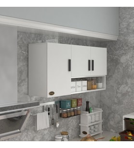 Kenzlife hazır mutfak mirandus22 byz 060*120*22 mutfak banyo dolabı kapaklı raflı (Karışık)