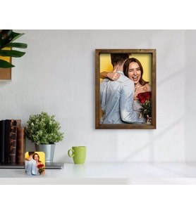 BK Home Yağlıboya Fotoğraflı Doğal Masif Ahşap Çerçeveli Tablo 45x65cm-1