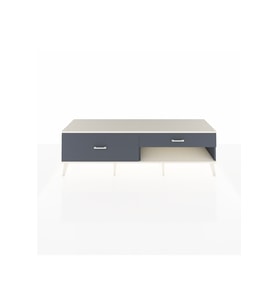 Hyperion TV Ünitesi 2 Çekmeceli  176x44x51 Antrasit-Aytaşı/Antrasit