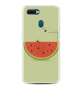 Oppo A5S A15 A16 A54 A55 A73 A74 Kılıf Desemli Silikon Woohoo 1373