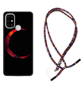 Casper E30 F20 X20 Kılıf Boyun Asklı Rasta Silikon Red Moons 1747