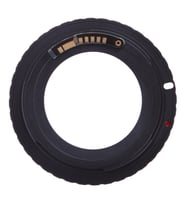 Canon EOS için AF Confrim M42 Lens Adaptörü (Çipli), M42 - Eos (Siyah)