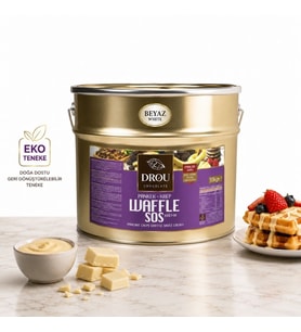 Callei Drou Eko Beyaz Waffle Krep Pankek Sos 10 Kg