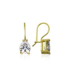 ?Gümüş Gold Sallantılı Damla Küpe CSR2183580