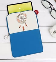 BK Gift Rüya Kapanı Tasarımlı Taşınabilir Koruyucu Tablet Kılıfı & Organizer Çanta - Mavi-1