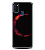 Samsung M21 M22 M23 M30 M31S M32 Kılıf Desenli Silikon Red Moons 1747