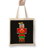 Rainbow Christmas Nutcracker Santa Hat Gift Bez Çanta Uzun Saplı