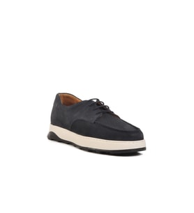Ayakmod Premium 8212 M Lacivert Nubuk Hakiki Deri Erkek Sneaker