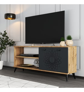 Moxen Mobilya TY2 Desenli Raflı Tv Ünitesi