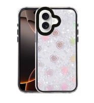 Newface Apple iPhone 16 Lumi Desenli Kapak - Siyah