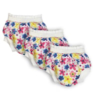 Sema Baby 3'lü Desenli Lüks Alıştırma Külodu No.3 20-25 kg - Flowers