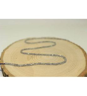 Labradorit Taşı Küp Şekilli Dizi 2.5mm