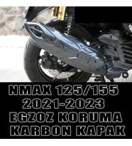 Yamaha Nmax 125/155 2021-2023 Egzoz Koruma Kapak Karbon