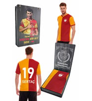 Galatasaray Orijinal Metin Oktay 4 Yıldızlı Forma Kişiye Özel Tasarım Ahşap Kutu