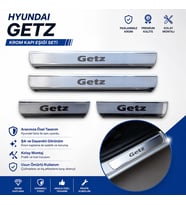 Hyundai Getz Krom Kapı Eşiği Takımı 2002 Üzeri Paslanmaz Çelik