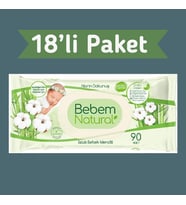 Bebem Natural Islak Havlu Mendil 90x18 1620 Yaprak
