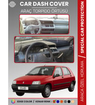 RENAULT CLIO 1 (1994-1998) Torpido Örtüsü Ön Göğüs Koruma Torpido Koruma Araca Özel Tam Uyum