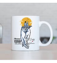 Kişiye Özel Ellerimi Hiç Bırakma Sevgili Bardağı