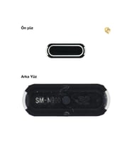 Samsung Galaxy Note 3 ile Uyumlu Home Tuşu Siyah Parmak izi butonu açma-kapama butonu açma-kapama tuşu yan güç tuşu power tuşu home tuşu touch id parmak izi sensörü