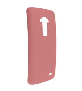 G Flex D958 ile Uyumlu Sert Kauçuk Kılıf Açık Pembe