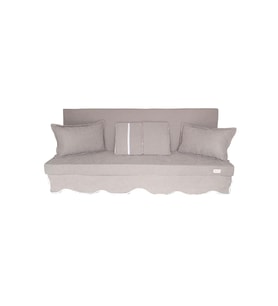 MİRZADE SOFA SOFT KUMAŞ TENTESİZ 28 DNS SÜNGER  SALINCAK MİNDERİ-sofa salıncak açık gri