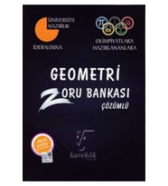 Karekök Yayıncılık Karekök İddalısına Olimpiyatlara Hazırlananlara Geometri Çözümlü Zoru Bankası (Yeni) (Çok Renkli)