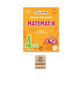 Okyanus Yayınları 4. Sınıf Classmate Matematik Etkinlikli Soru Bankası + Telefon Standı