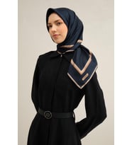Armine 2025 Yaz Sezonu %100 Twill İpek Eşarp 9301D 52