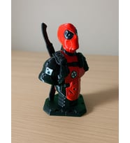 Deadpool Büst Figür - 3D Baskı Marvel Karakter Biblo Dekoratif Obje (12 cm)