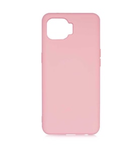 Oppo Reno 4 Lite Kılıf Orj Lansman Serisi Pürüzsüz Esnek Kadife İç Kısım (Açık Pembe)