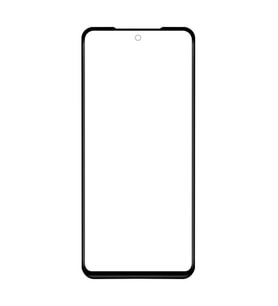 Xiaomi Redmi Note 9 Pro Okalı Dokunmatik Ön Cam - EKRAN DEĞİLDİR (Siyah)
