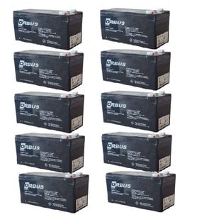 ORBUS 12V 7Ah AMPER AGM JEL ORBUS AKÜ 10'LU Paket