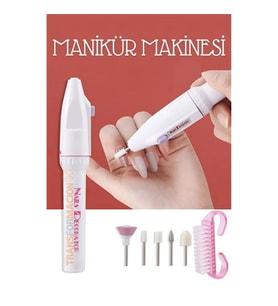 Manikür Pedikür Tırnak Törpü Seti Pilli 715973