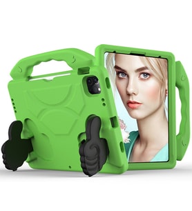 Ally İPAD PRO 11 (2021-2020-2018) Air 4. Nesil 10.9 Kılıf Eva Çocuk Shockproof Standlı Taşınabilir YEŞİL