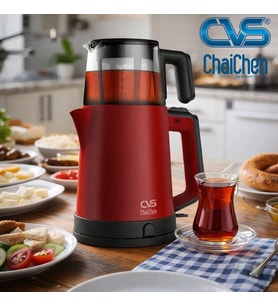 CVS DN 1526 ChaiChen Çay Makinesi 1,8 LT Kırmızı