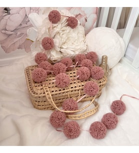 Pamuka Mini Ponpon Dusty Rose
