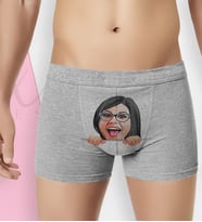BK Gift Kişiye Özel Karikatürlü Eğlenceli Erkek Boxer Serisi - Model 6