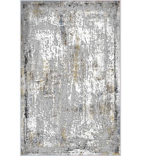 Eliana Home Baskılı, Yıkanabilir Kaymaz Taban Salon Halısı LNA0060-SM10 100x150 cm (Gri)