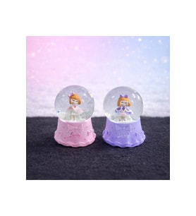 Mini Işıklı Sevimli Kız Kar Küresi TG-V 12632