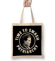 Simone De Beauvoir Retro Styled Fan Art Design Bez Çanta Uzun Saplı