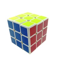 Mulvxurg  Urg02 Beyaz Zemin Üzeri Renkli Zeka Küpü 3X3X3-6,8 Cm  (Mulvix)