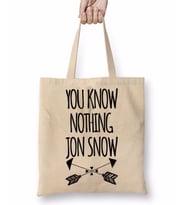 You Know Nothing Jon Snow Bez Çanta Uzun Saplı