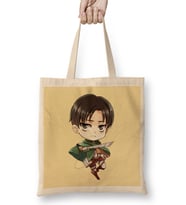 Attack On Titan Chibi Levi 01 Bez Çanta Uzun Saplı