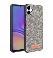 Coverzone Samsung Galaxy A07 4G ile Uyumlu Parlak Simli Telefon Bright K?l?f? Boncuk ??lemeli ??k Tasar?m Darbe Emici Kenarlar Tam Koruma Sa?layan Kaymaz Kapak Galaxy A07 4G i�in K?l?f G�m�?
