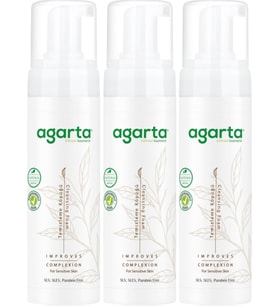 Agarta Doğal Yüz Temizleme Köpüğü 225ML (3 Lü Set)