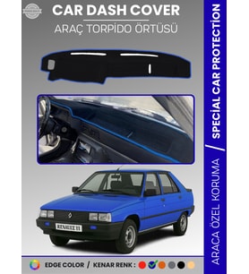 RENAULT 11 Torpido Örtüsü Ön Göğüs Koruma Araca Özel Çatlamayı Önler Kaymaz Kolay Montaj UV Koruma