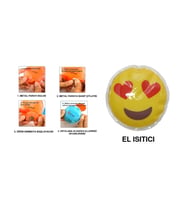 KALPLİ EMOJİ ŞEKİLLİ CEP SOBASI,EL ISITICI,SICAK SU TORBASI PVC  9cm