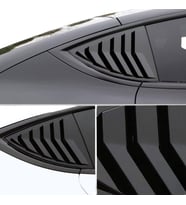 Tesla Kelebek Cam Kaplama Vizörü Parlak Siyah