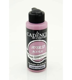 Cadence Hybrid Multisurface Akrilik Boya 120 ml. H-028 V.PEMBE 